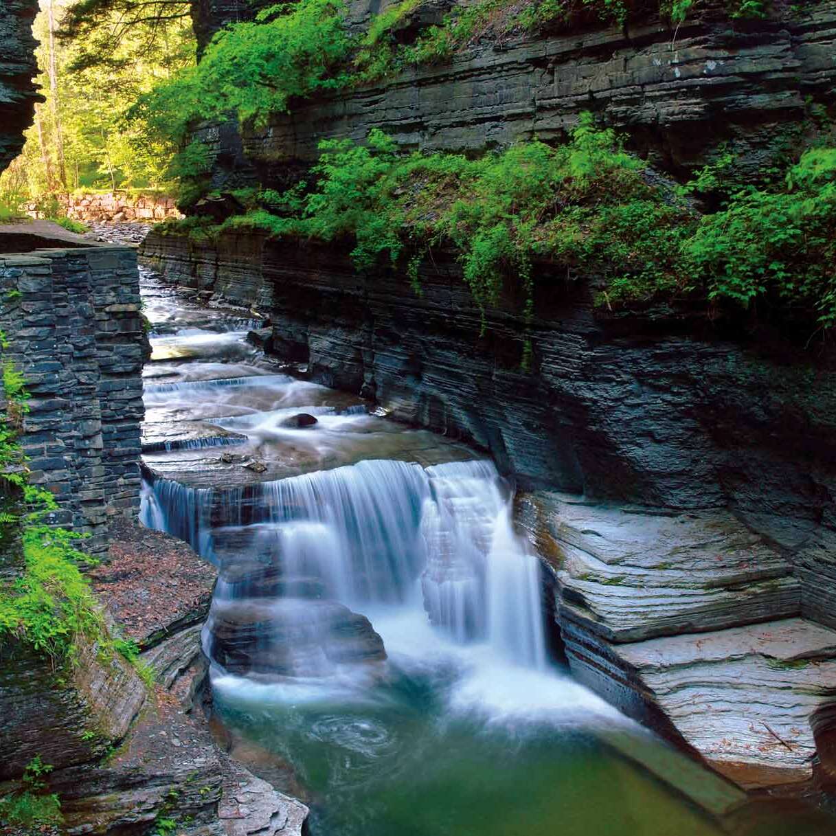 Waterfall at Treman State Park